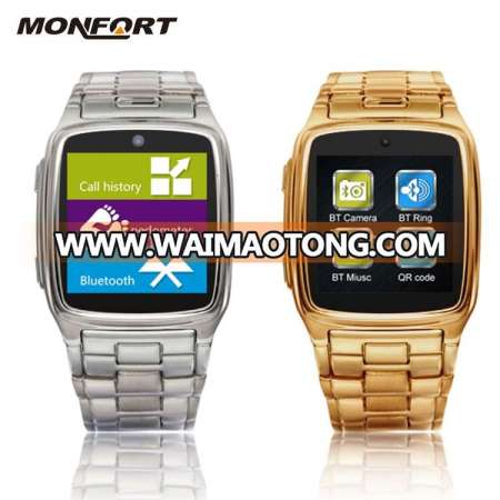 2015 hot selling products Android Bluetooth IOS supporting sim card watch phone for i5 smart watch phone